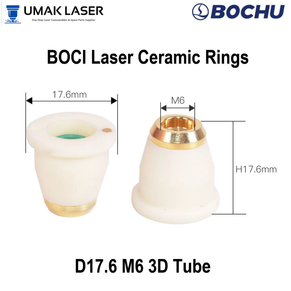 BOCI  D17.6 M6 3D laser ceramic rings