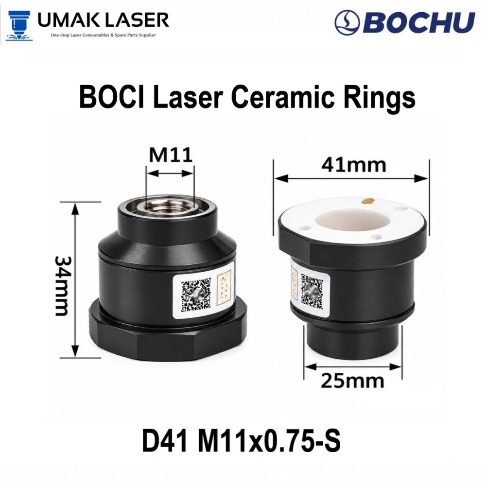 BOCI D41 M11x0.75-S laser ceramic rings
