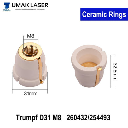 trumpf M8 laser ceramic rings
